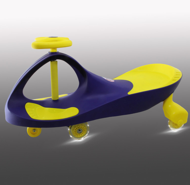 سه چرخه لوپ کار سرمه ای زرد چراغدار/ Loopcar LED