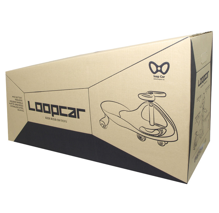 سه چرخه لوپ کار صورتی مشکی چراغدار/ Loopcar LED