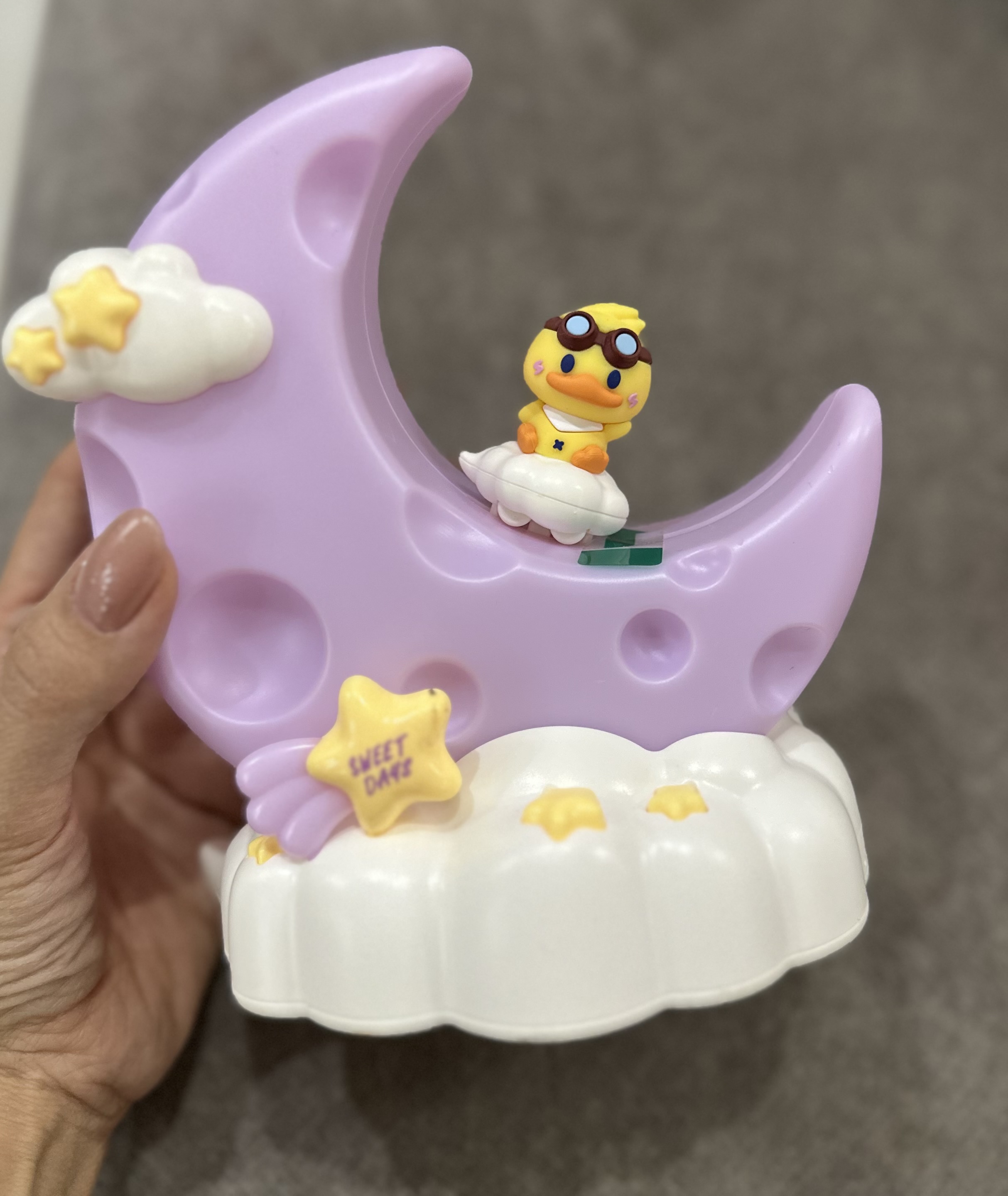 چراغ خواب کودک عروسکی با ۳ نور
